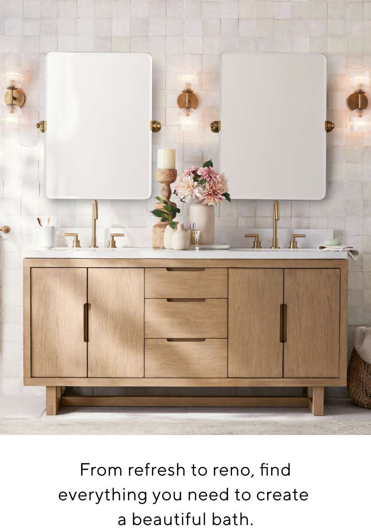 Pottery Barn Bathroom Lighting Bathroom Diaries: Jeremy Clark | Weezie