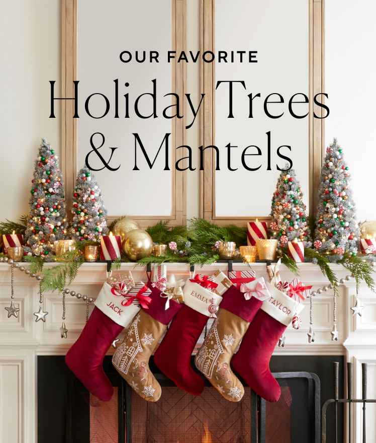 Our Favorite Holiday Trees & Mantels Our Favorite Holiday Trees & Mantels