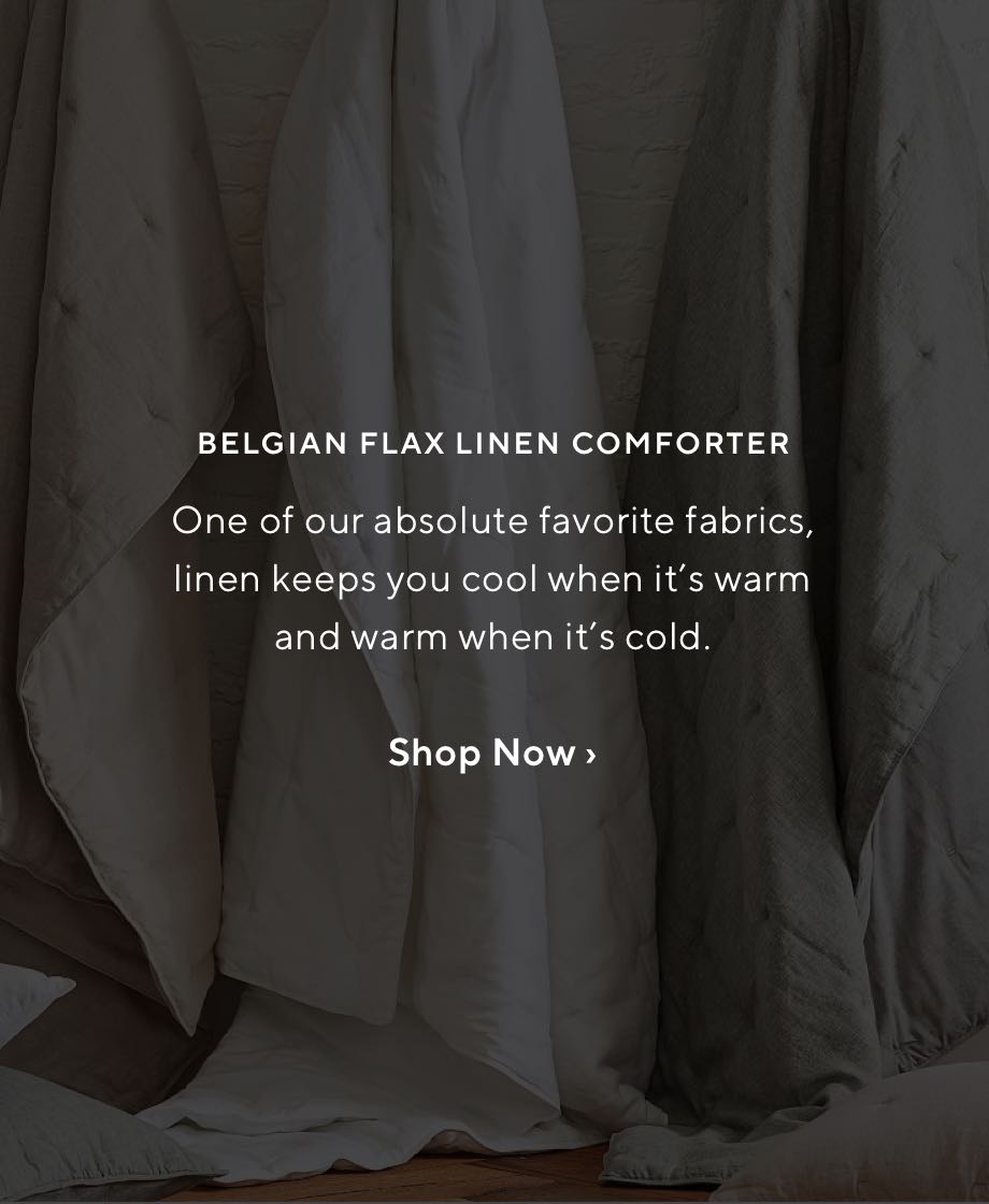 BELGIAN FLAX LINEN COMFORTER