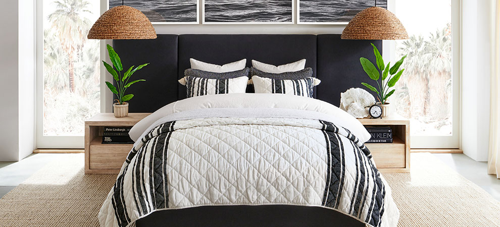 Sorrento Stripe Bedroom 