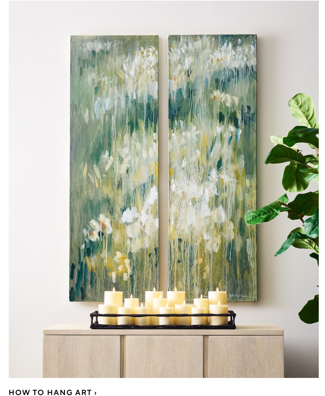 How to Hang Artwork