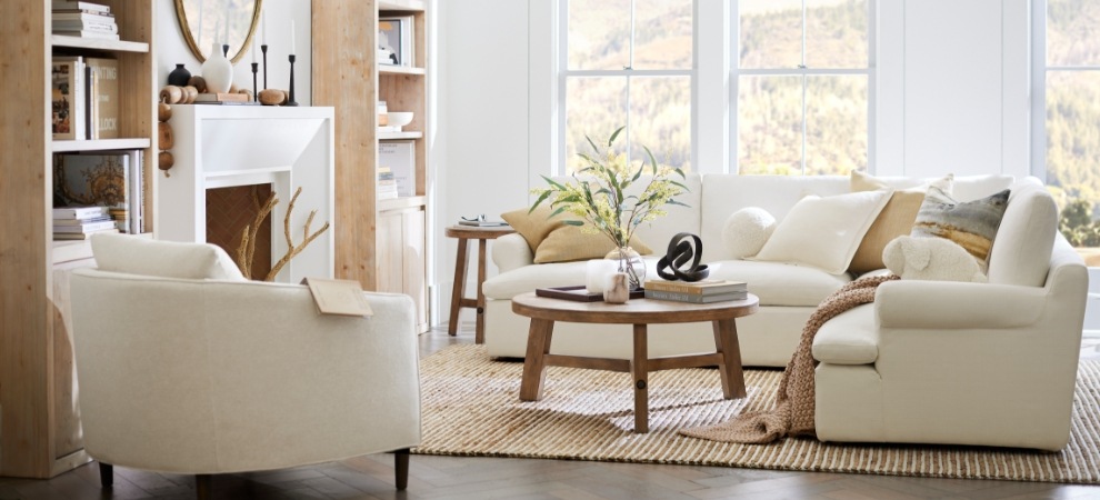 newport farmhouse Living Room 