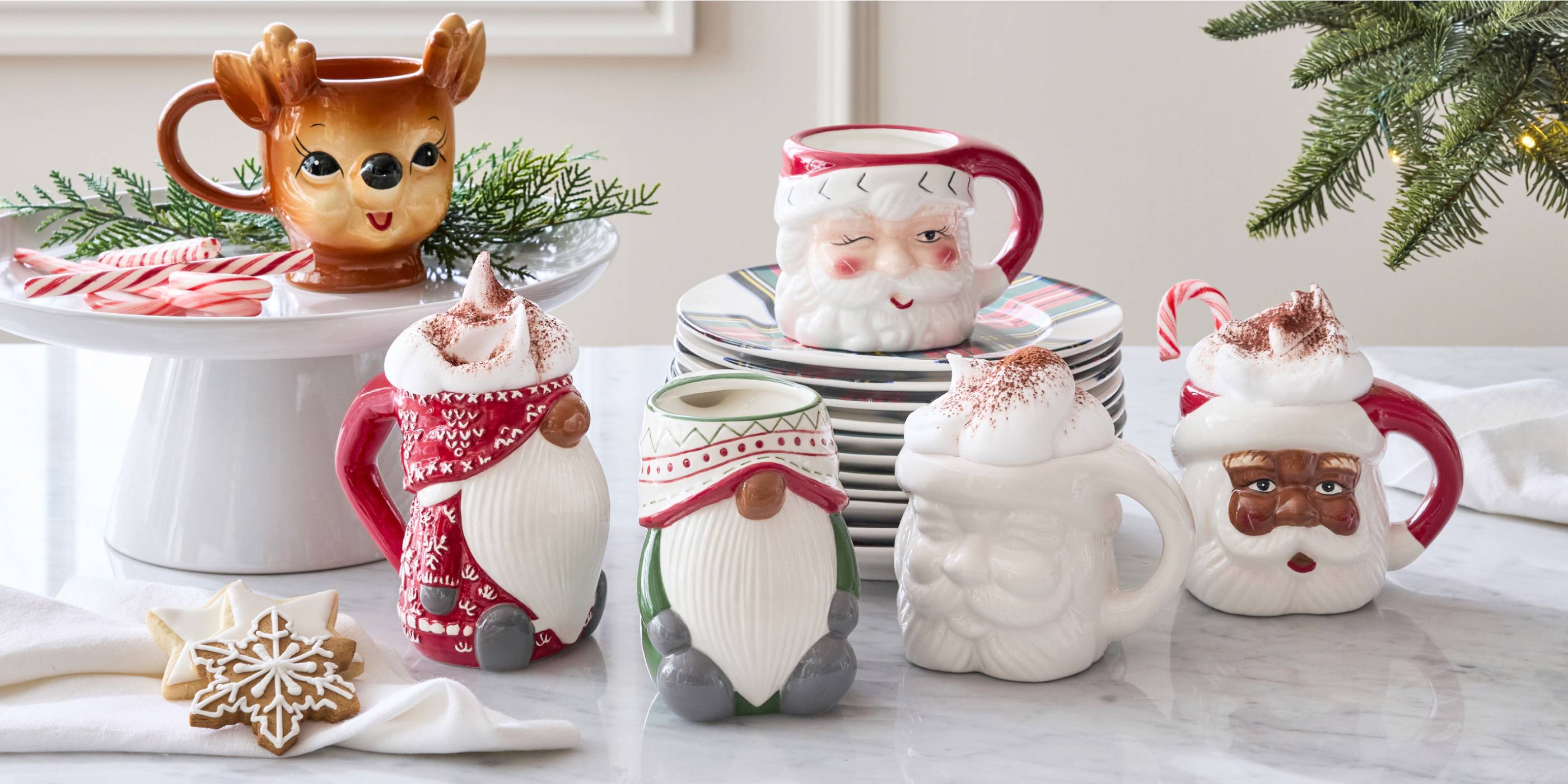 Holiday Figural Mugs