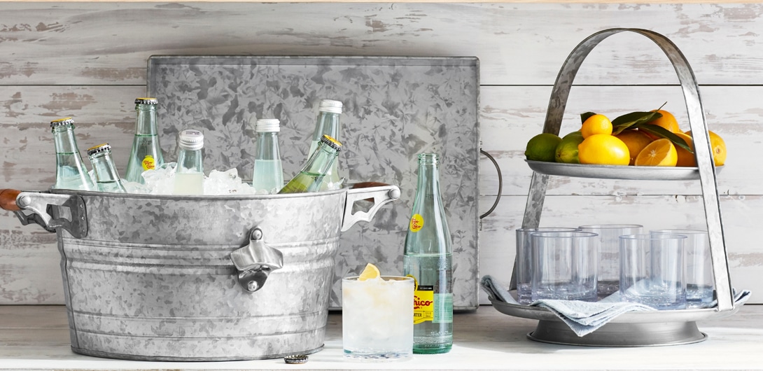 Galvanized Serveware