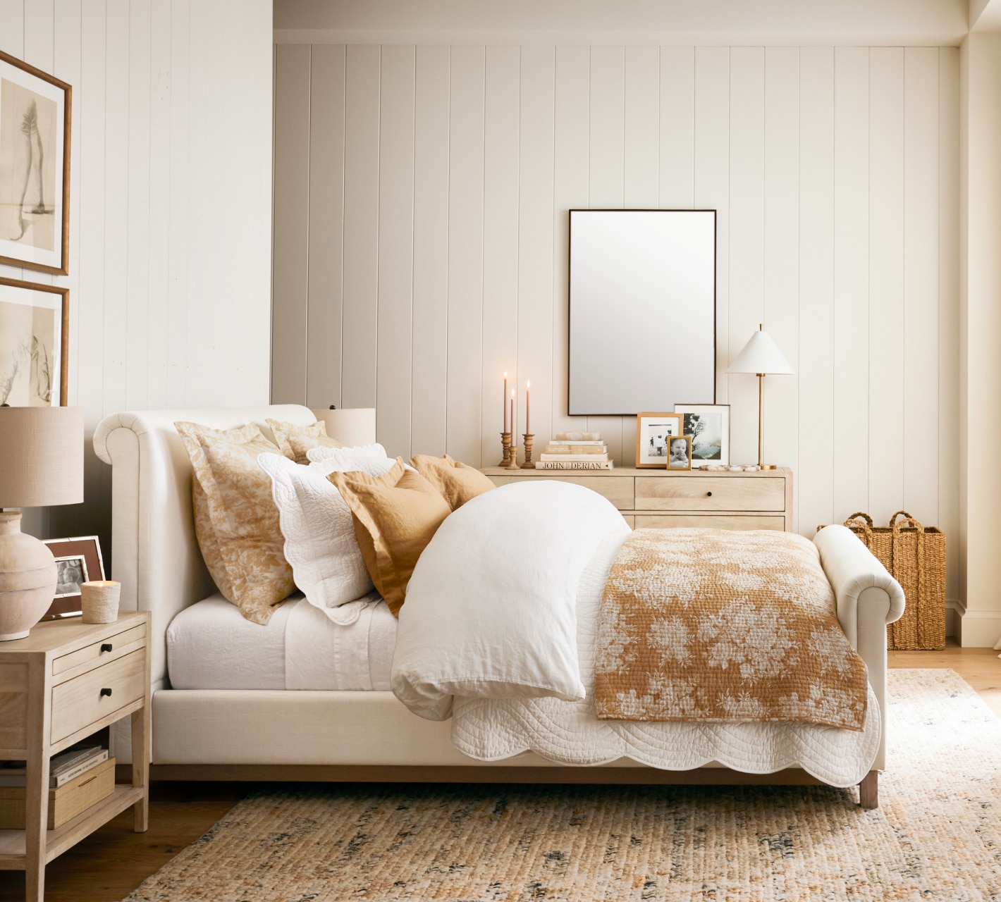 Quilts & Coverlets Chesterfield Toile Bedroom | Pottery Barn