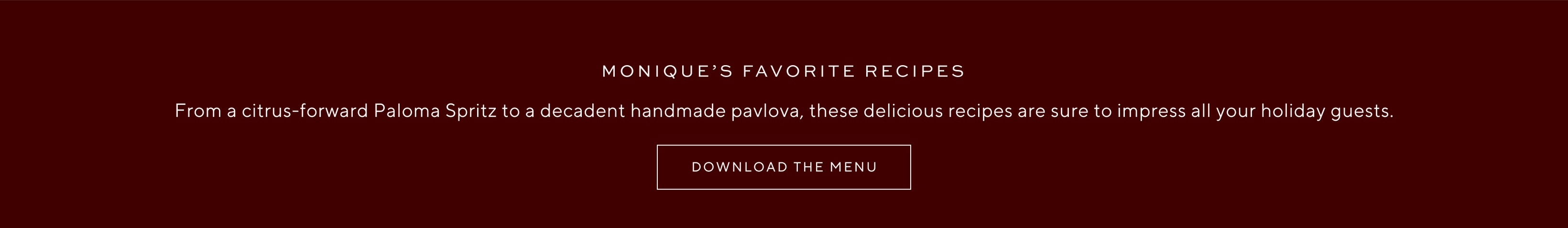 Download the Menu