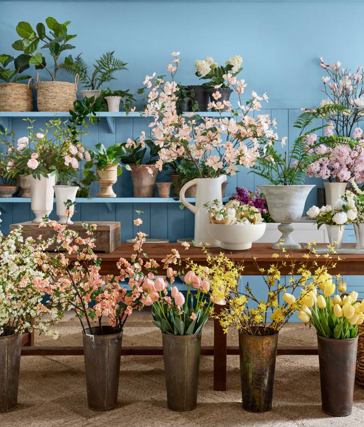 Artificial Plants Faux Plants Faux Flowers Pottery Barn