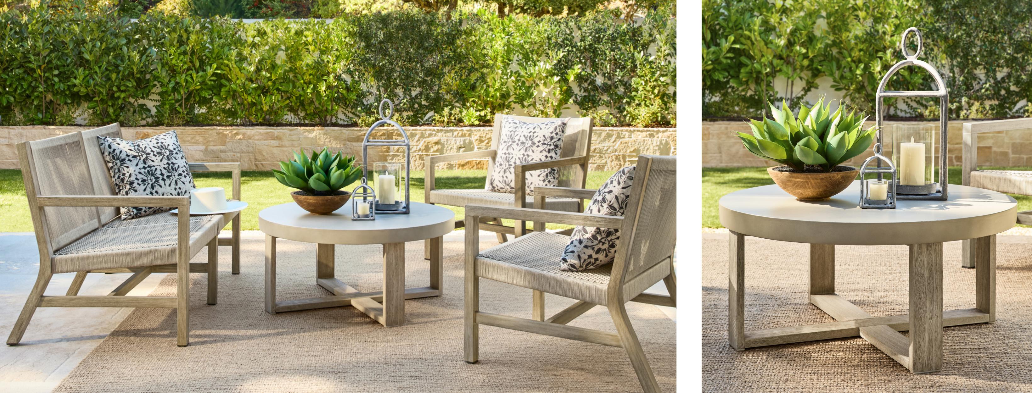 Indio Coastal Outdoor Lounge | Pottery Barn