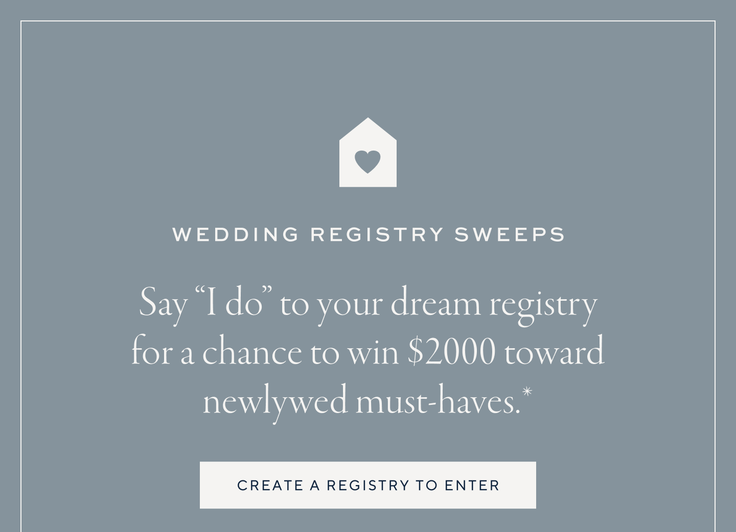 Registry Sweepstakes