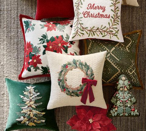 Holiday Pillows & Throws