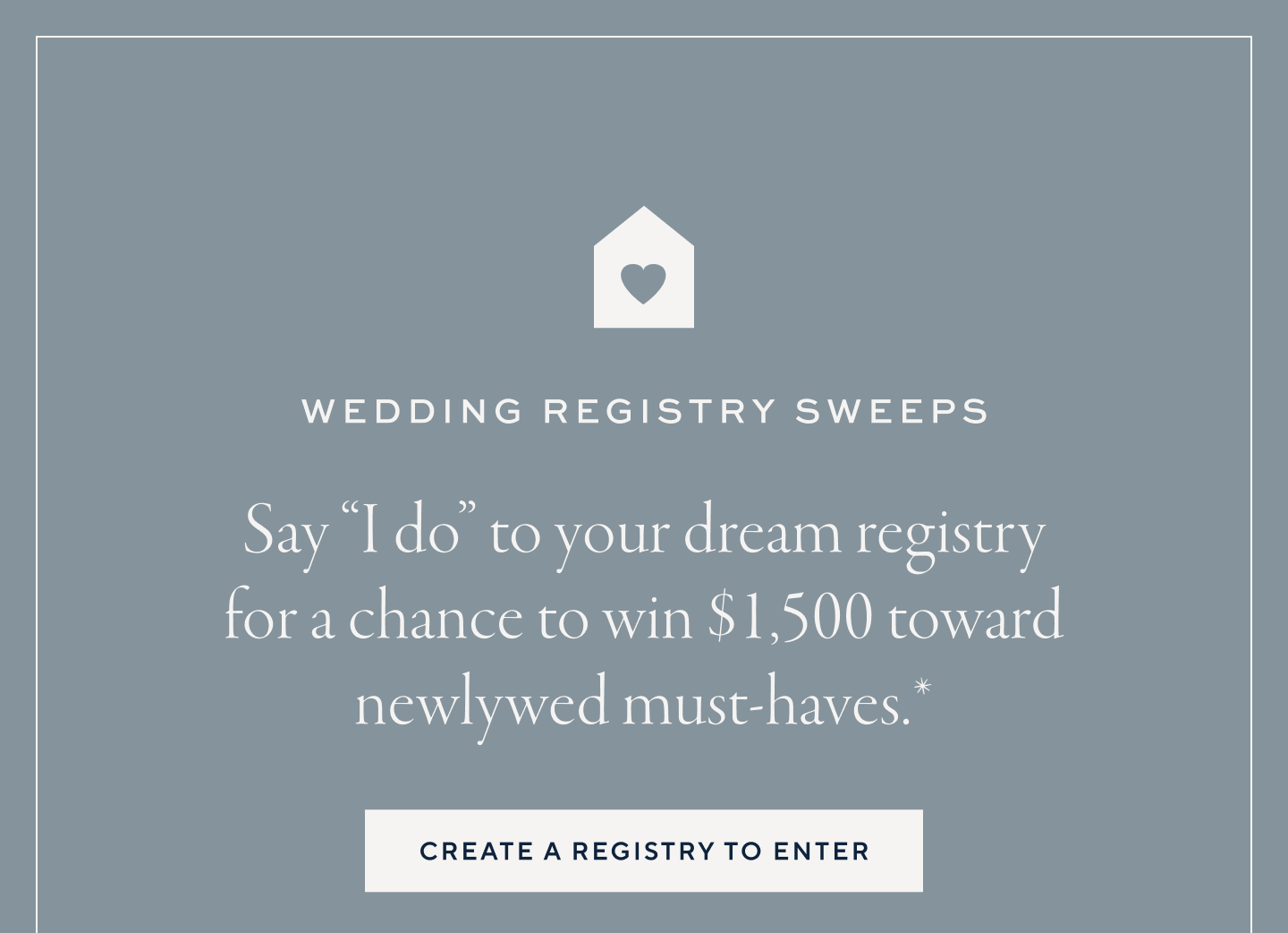 Registry Sweepstakes
