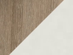 Gray Wood & White Concrete