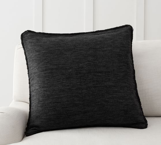 black pillow stuffing