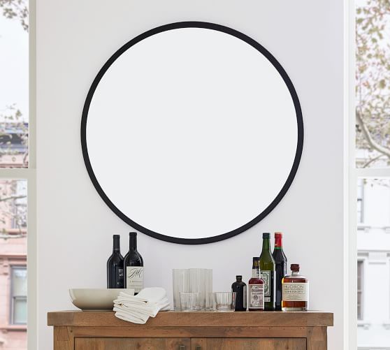 round wall mirror large