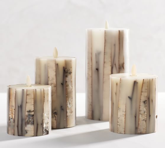 inglow flameless candles birch