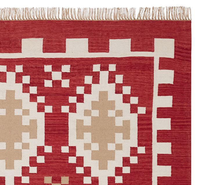 Alameda Indoor/Outdoor Rug Red Pottery Barn