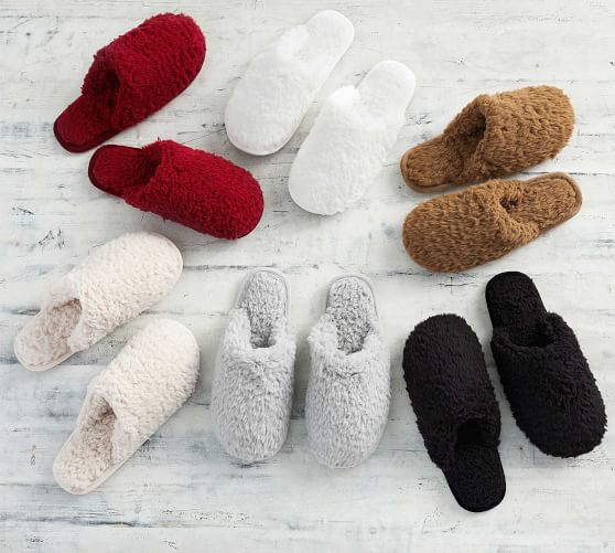 teddy slippers online