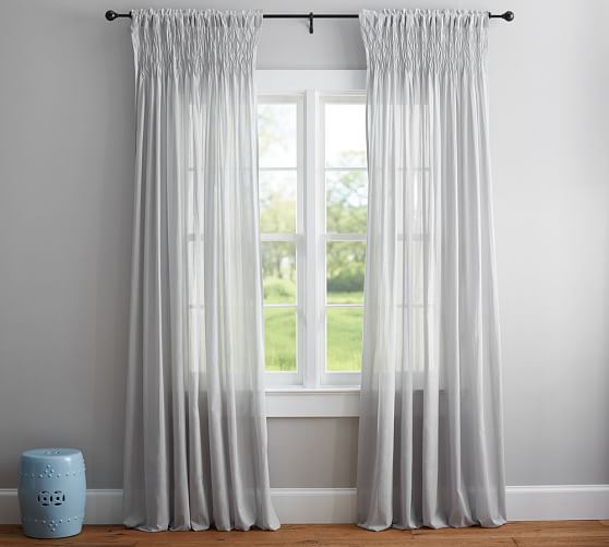 gray sheer curtains walmart