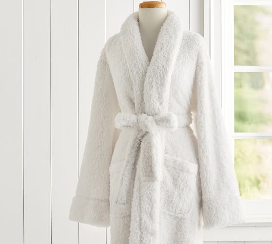 faux fur robes for women