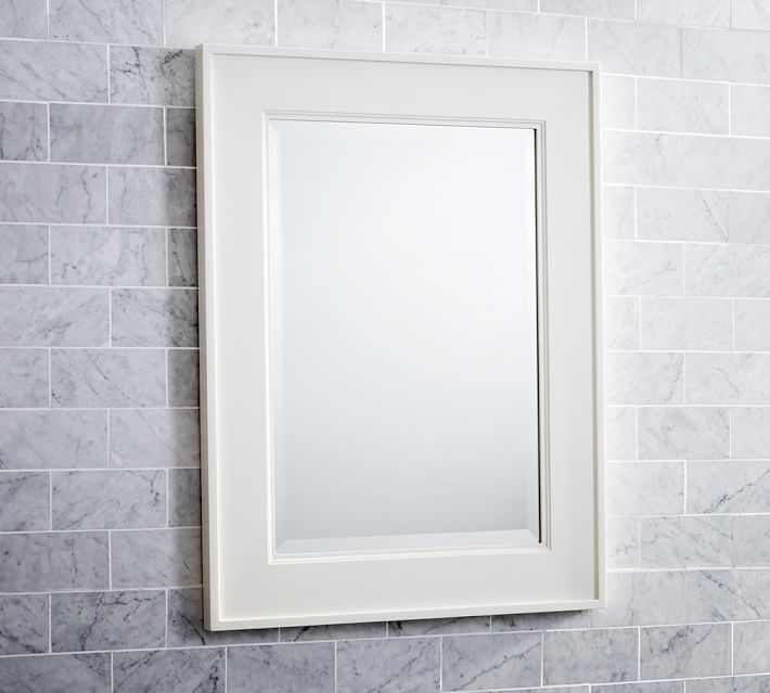 white bathroom mirror 24 x 30