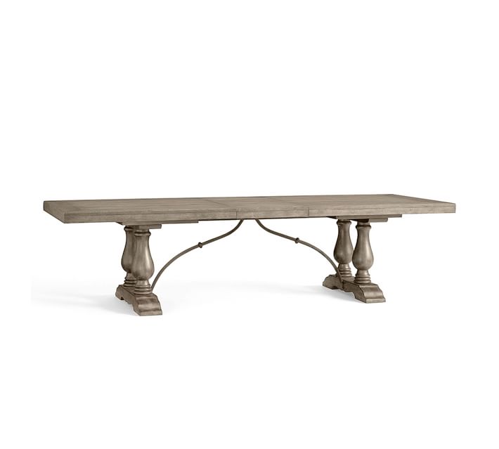 Lorraine Extending Dining Table - Gray Wash | Pottery Barn