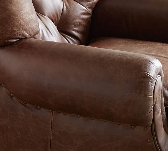 Lansing Leather Recliner Pottery Barn