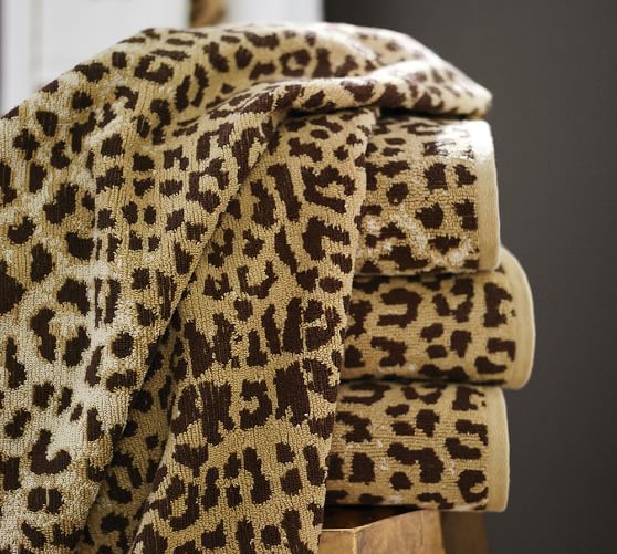 leopard print towels target