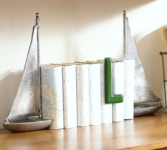 pottery barn bookends