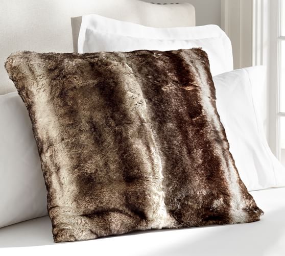faux fur pillow