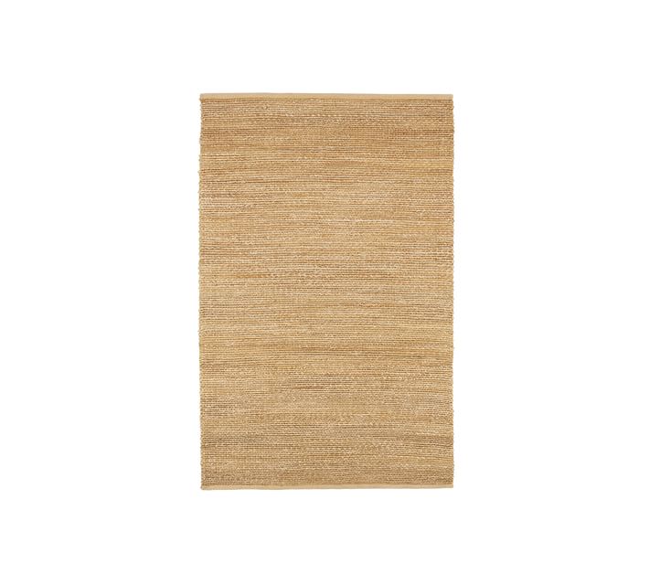 Heather Chenille/Jute Rug, 5x8', Natural Pottery Barn