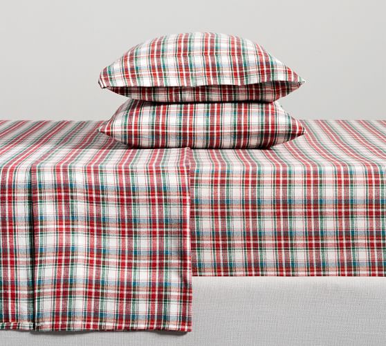 pottery barn organic flannel sheets