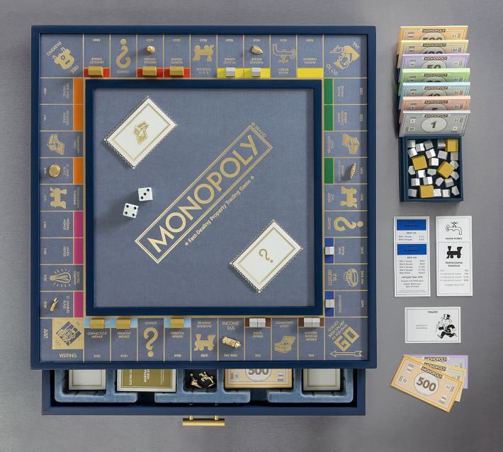 Monopoly Luxe Edition Game Pottery Barn