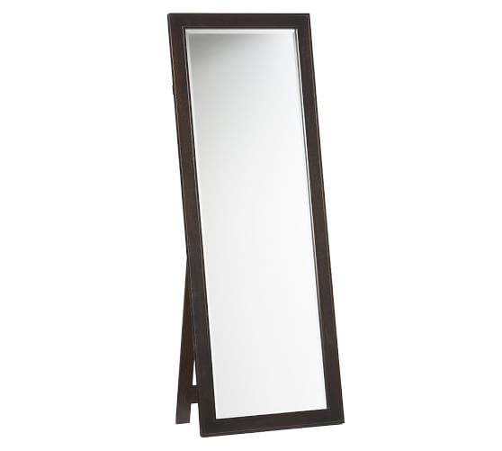 ikea standing mirror with shelf