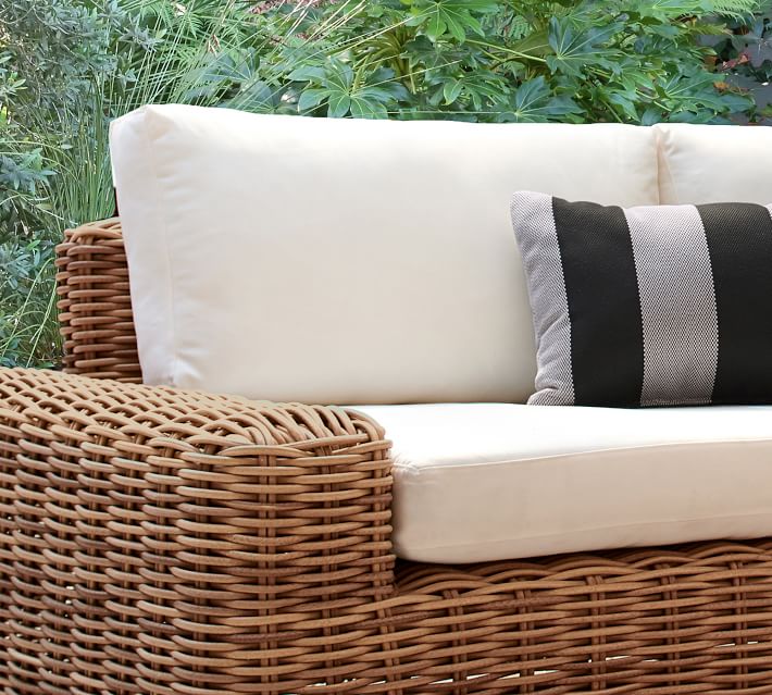 Monterey All-Weather Wicker Outdoor Furniture Cushion Slipcover