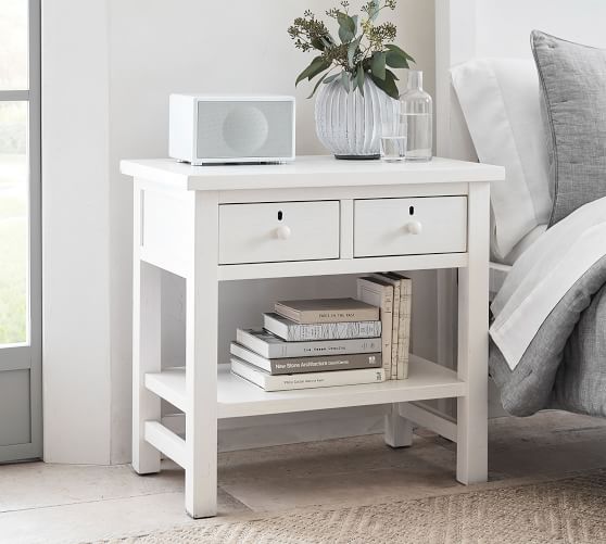 Farmhouse 28 5 2 Drawer Nightstand Pottery Barn