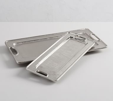 silver cross snack tray