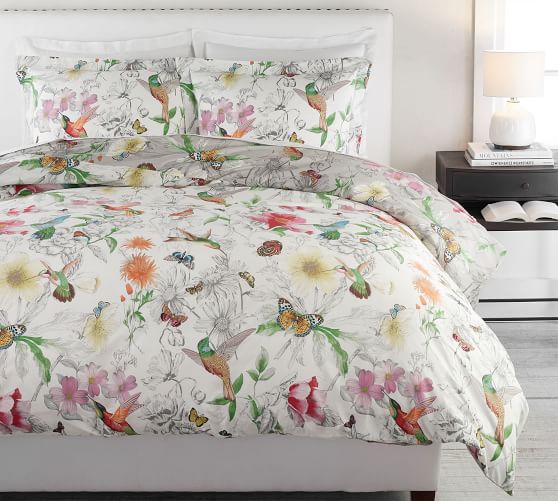 pottery barn butterfly bedding