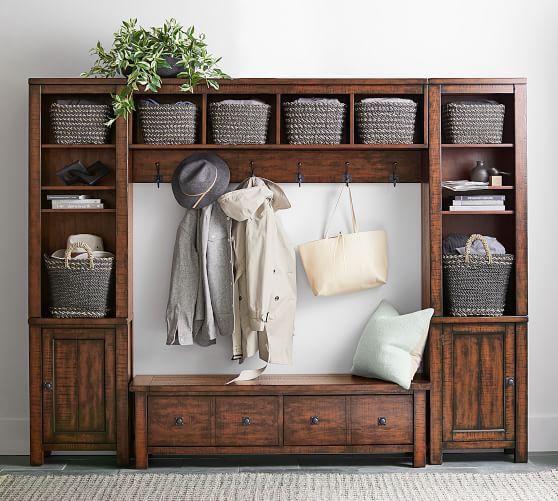 storage bench with arms