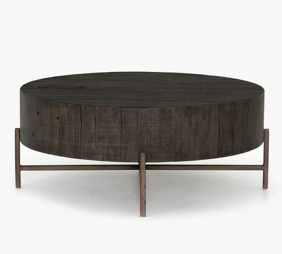 41 Small Low Round Coffee Table, Small Low Round Wooden Coffee Table