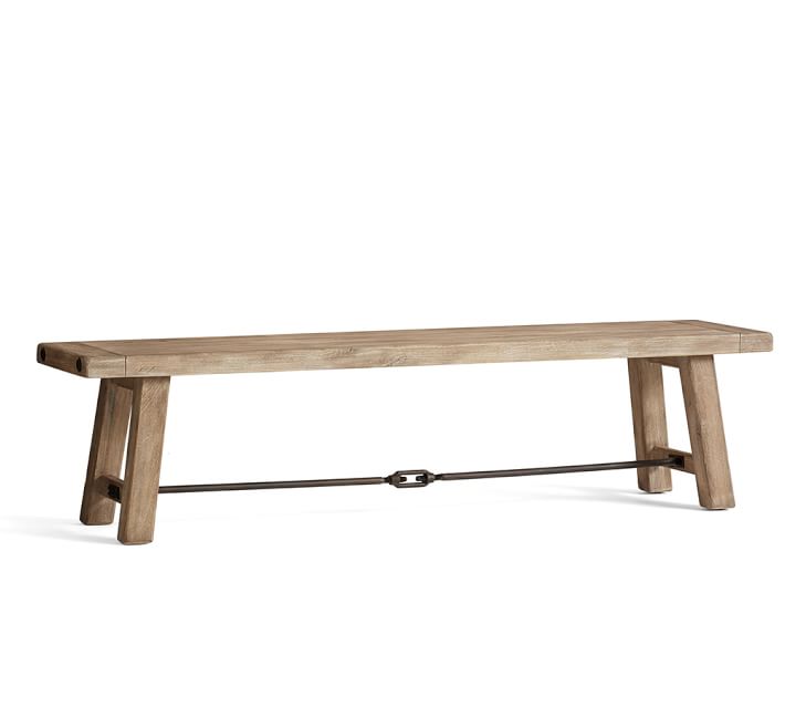Perfect Pair: Benchwright Extending Dining Table with Bench | Pottery Barn
