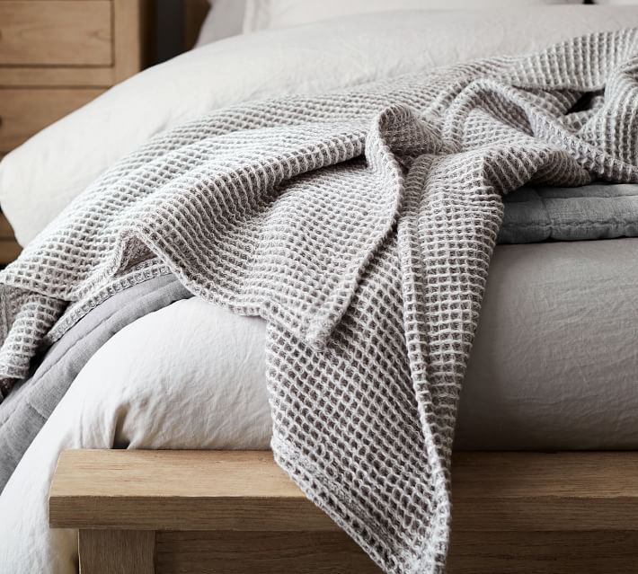 Waffle Weave Blanket Pottery Barn