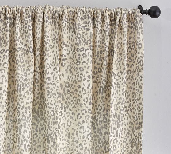 animal print curtains argos