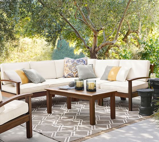 Ham Outdoor Sectional Set Honey Pottery Barn - Pottery Barn Outdoor Patio Furniture Ham Outdoor Sectional Set Honey Pottery Barn - Pottery Barn Outdoor Patio Furniture
