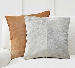 cowhide pillow | Pottery Barn