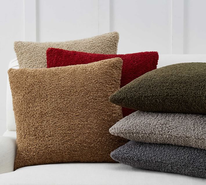 cozy teddy faux fur pillow covers