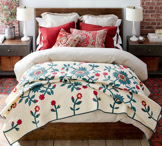 Maisie Cotton Quilt Sham Pottery Barn