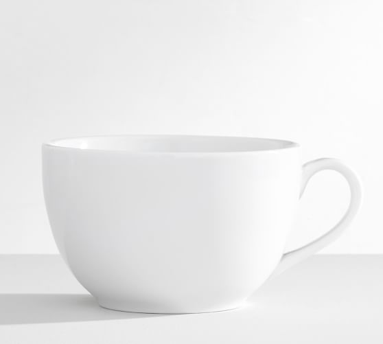 white porcelain mugs