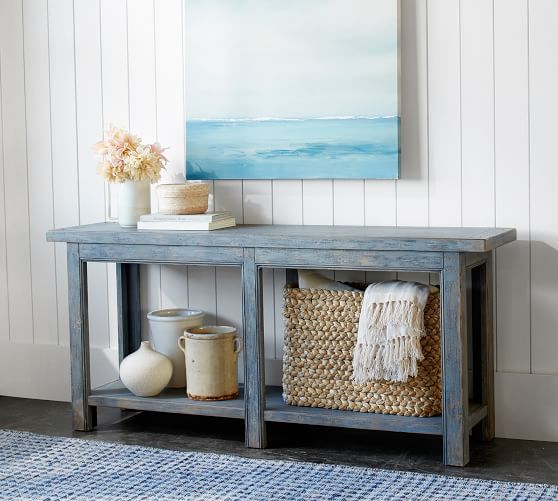 pottery barn console table