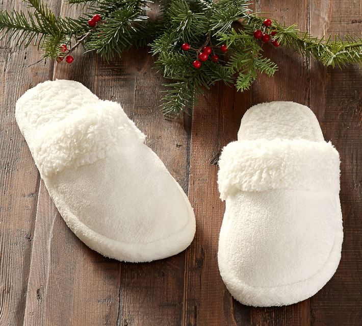 cozy shop sherpa slippers