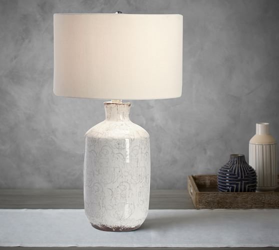 ceramic white lamp